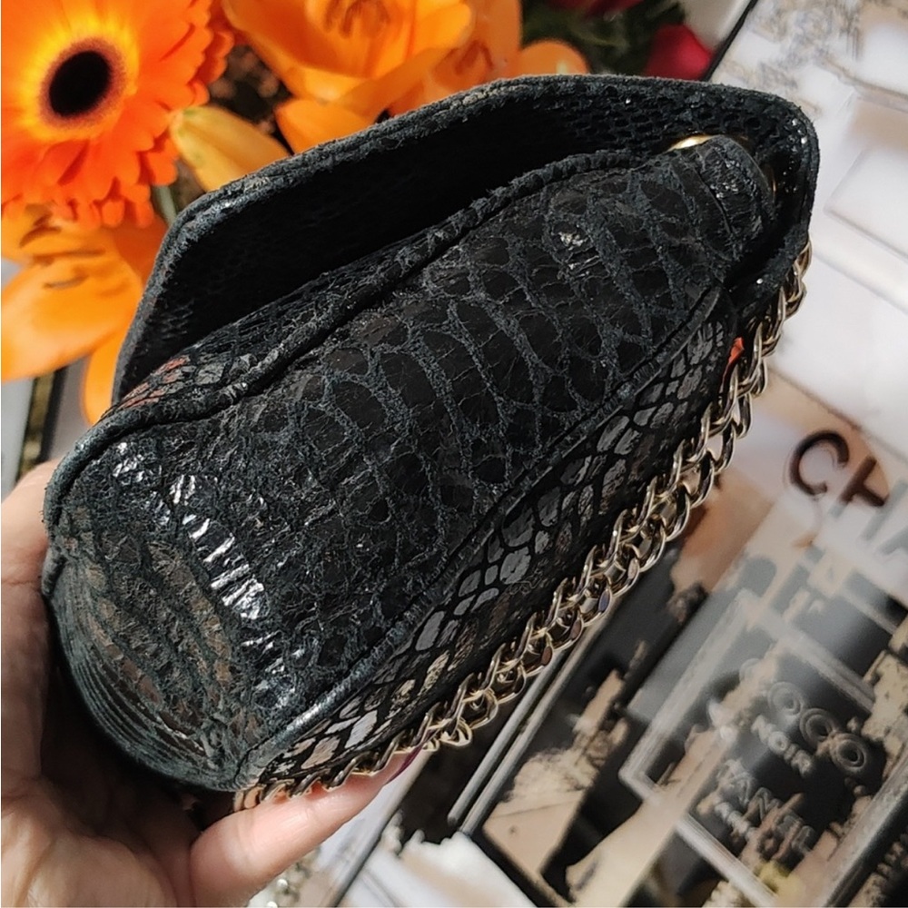 Black Python Suede Michael Kors - image 5